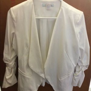 Ivory white blazer